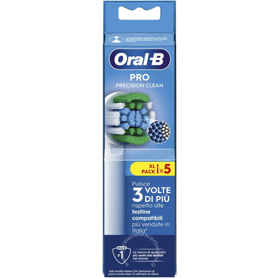 Oralb precisionclean refill 5 pezzi
