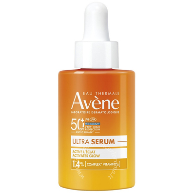 Eau thermale avene solare ultra siero attiva la luminosita' spf50+ 30 ml