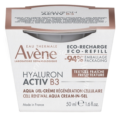 Eau Thermale Avène hyaluron activ b3 aqua gel crema rigenerazione cellulare 50 ml