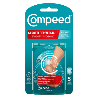 Cerotto compeed vesciche discreto 5 pezzi