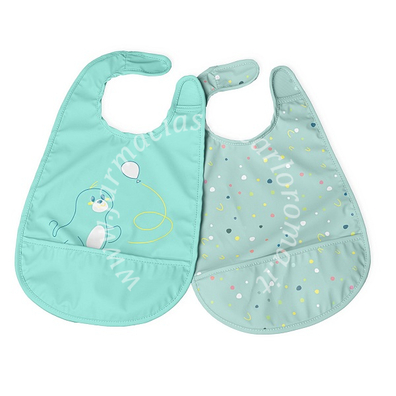 Chicco bavaglina pappa azzurro 6m+ 2 pezzi