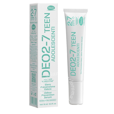 Deo 2-7 teen adolescenti siero prevenzione odore 15 ml