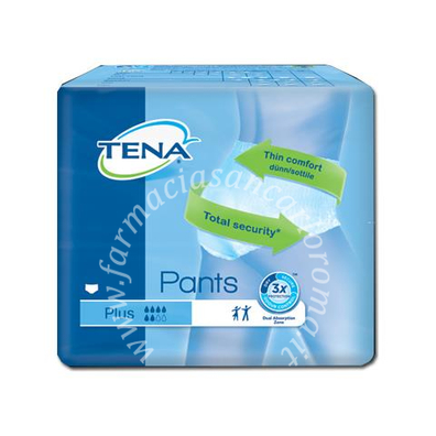 Pannolone per incontinenza tena pants plus medium 9 pezzi