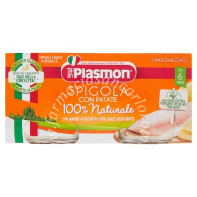 Plasmon omogeneizzato spigola branzino 80 g x 2 pezzi