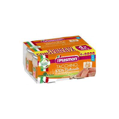 Plasmon omogeneizzato tacchino 4 x 80 g con gift