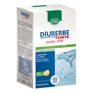 Esi Diurerbe Forte 24 Pocket Drink gusto Limone