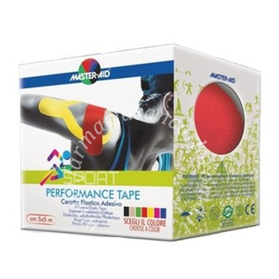 Master-aid s perform green taping neuromuscolare 5 cm x 5 m