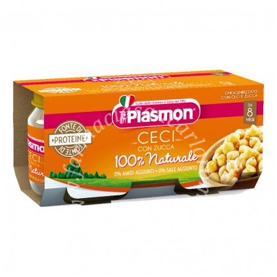 Plasmon omogeneizzato ceci/zucca 2 x 80 g