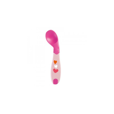 Chicco cucchiaio angolato 8m+ rosa