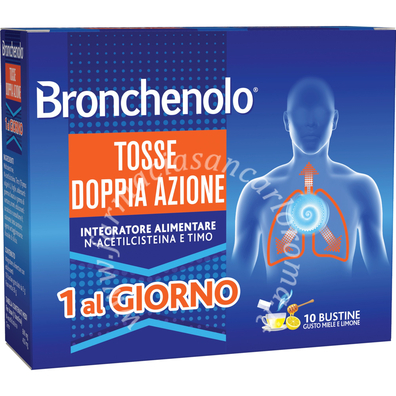 Bronchenolo tosse doppia azione bustine