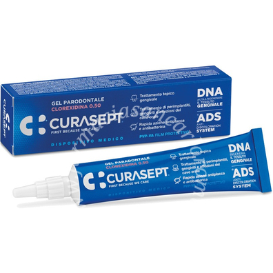 Curasept gel parodontale 0,5% 30 ml ads + dna