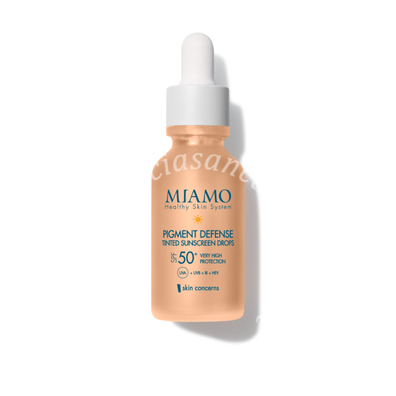 Miamo skin concerns pigment defense tinted sunscreen drops soft tinted 30 ml