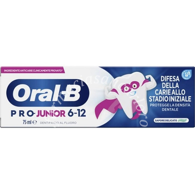 Oral-b dentifricio junior 6-12 anni 75 ml