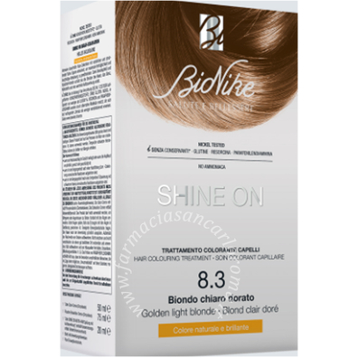 Bionike Tinta Shine On Capelli Biondo Chiaro Dorato 8. 3