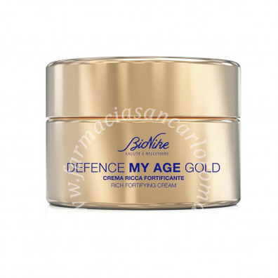 Bionike Defence my age gold crema intensiva fortificante notte 50 ml