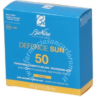 Bionike Defence sun 50 fondotinta compatto n1 ambra 10 g