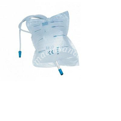 Sacca raccolta urina 2 litri tubo 130 con scarico