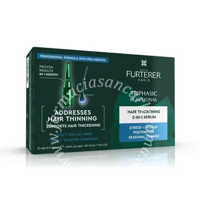 Rene Furterer Triphasic reactional trattamento contro la caduta coffret 12 ampolle