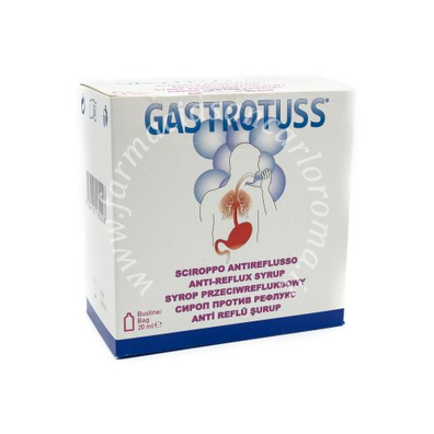 Gastrotuss sciroppo antireflusso 25 bustine monodose 20 ml