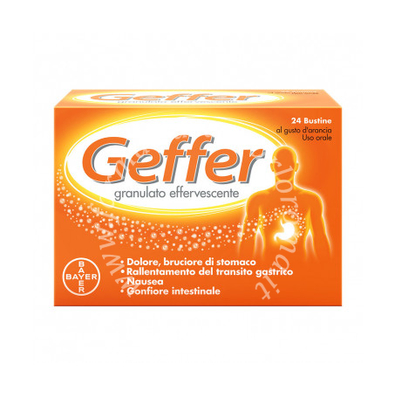 Geffer granulato effervescente granulato effervescente 24 bustine da 5 g