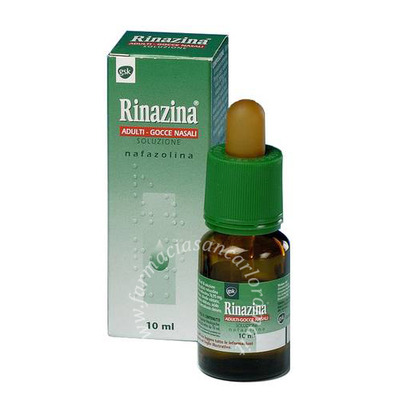 Rinazina 1 mg/ml gocce nasali soluzione flacone 10 ml