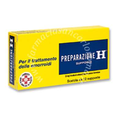 Preparazione h  23 mg supposte 12 supposte 