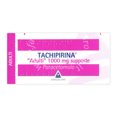 Tachipirina adulti 1.000 mg supposte 10 supposte