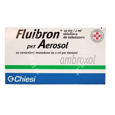 Fluibron 15 mg/2 ml soluzione da nebulizzare  15 mg/2 ml soluzione da nebulizzare 20 contenitori monodose 2 ml 
