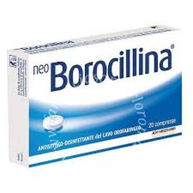 Neoborocillina 1,2 mg + 20 mg pastiglie 20 pastiglie in blister pvc-pe-pvdc/al