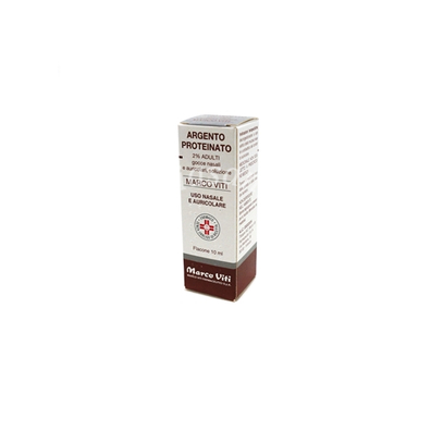 Argento proteinato marco viti  2% gocce nasali, soluzione flacone 10 ml 