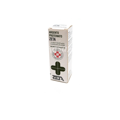 Argento proteinato zeta  1% gocce nasali e auricolari, soluzione flacone 10 ml 