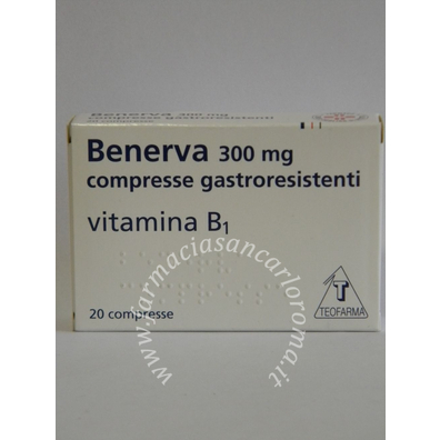 Benerva  300 mg compresse gastroresistenti 20 compresse 