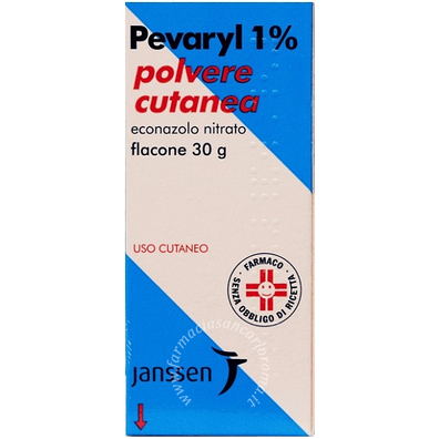 Pevaryl 1%  1% polvere cutanea flacone 30 g 