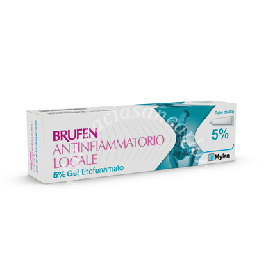 Brufen antinfiammatorio locale 5% gel  5% gel tubo 40 g 