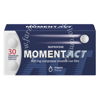 Momentact 400 mg compresse rivestite con film 30 compresse in blister pvc/pvdc/al