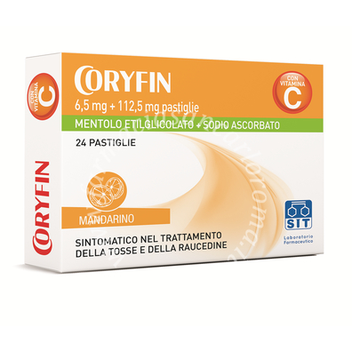 Coryfin 6,5 mg + 112,5 mg pastiglie 24 pastiglie