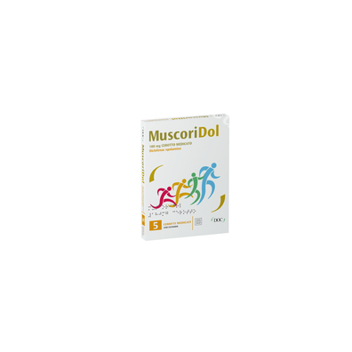 Muscoridol 180 mg cerotto medicato  diclofenac epolamina 5 cerotti in bustina in pap/pe/al/emaa