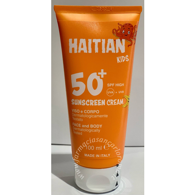 Haitian kids spf 50+ sunscreen cream 100 ml
