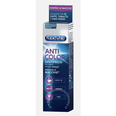 Rapid white dentifricio anticolor 75 ml