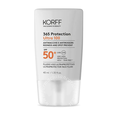 Korff 365 protection ultra 100 fluido viso ultraprotettivo 40 ml