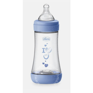 Chicco biberon 240ml med silicone boy
