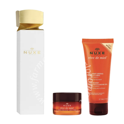 Nuxe cracker reve de miel baume 15 g + reve de miel gel doccia 100 ml