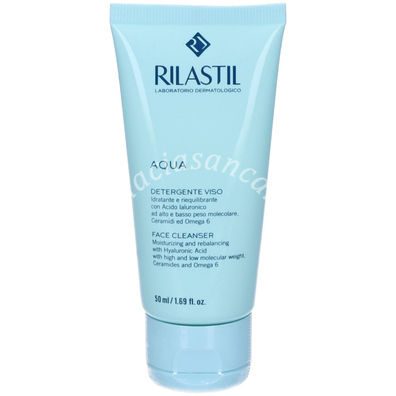Rilastil aqua detergente viso 50 ml