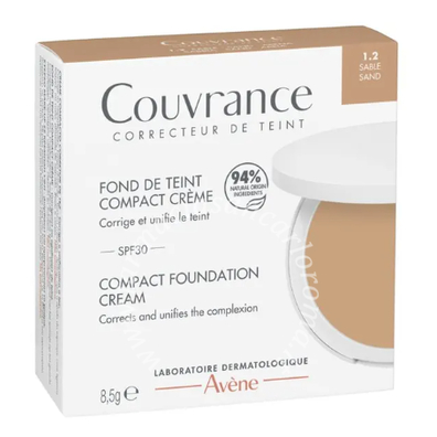 Avène couvrance fondotinta compatto sabbia