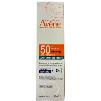Eau Thermale Avène solare fluido anti-imperf spf 50 40 ml
