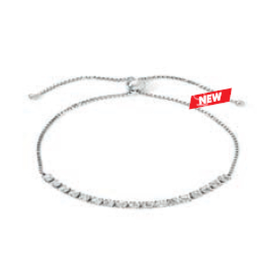Atelier frattina 78 bracciale semi tennis argento