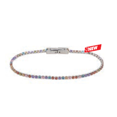 Atelier frattina 79 bracciale tennis colorato