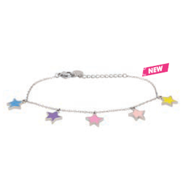Bijouxmed bracciale kids 37 stelle colorate