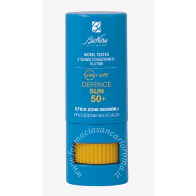 Bionike Defence sun 50+ stick zone sensibili 9 ml