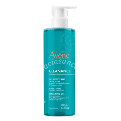 Eau Thermale Avène cleanance gel detergente 400 ml